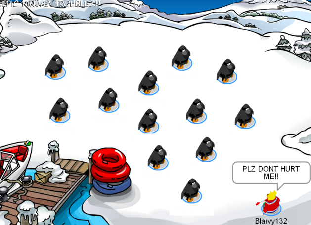 funny penguins. Posted in Club Penguin,